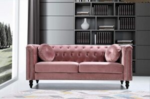 us pride furniture s5611-sf sofas, rose