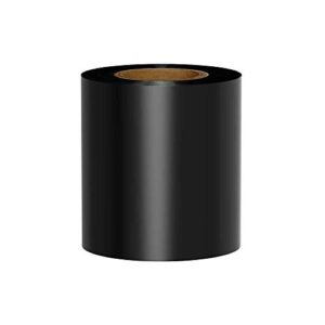 premium ribbon (ink) on 1.00" core for duralabel, labeltac, vnm signmaker, safetypro, viscom and others, black, 2.3" x 984'