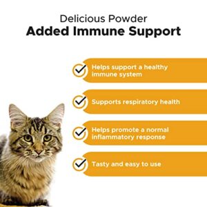 PetHonesty Immune Health Lysine - Supplement Powder for Cats - Immune Health, Cat Allergy Relief - Sneezing, Runny Nose, Watery Eyes - Cats & Kittens of All Ages - Omega 3s, L-Lysine - Chicken & Fish