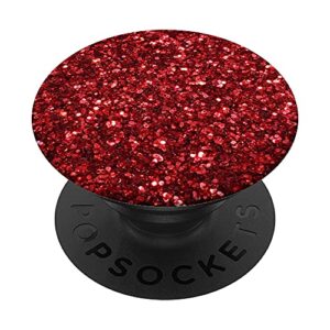 beautiful red-foil-confetti popsockets popgrip: swappable grip for phones & tablets