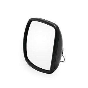 CPOWACE Towing Mirror View Wide Angle Manual Adjusted Heated Compatible with Freightliner M2 (Black)