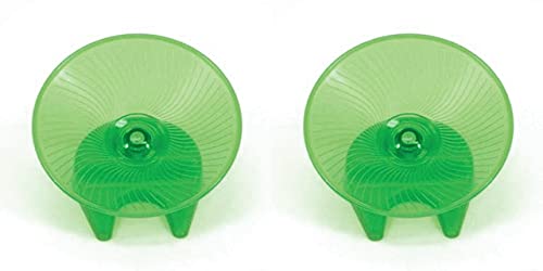 Ware Manufacturing Flying Saucer Exercise Wheel for Small Pets, 7 1/4-Inch - Colors May Vary .2 Pack 3282