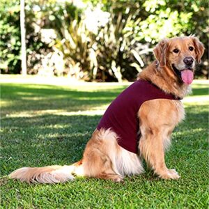 YEPETS Anti-Stress Suit for Dogs. 95% Cotton Relaxing and Calming Jacket (Medium, Army Green)