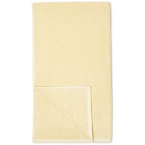 Amazon Basics Odor Resistant Textured Bath Towel, 30 x 54 Inches - 2-Pack, Yellow