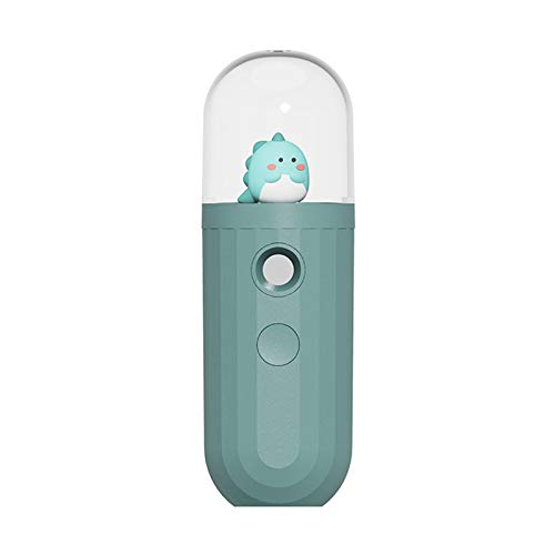 SANGHAI Mist Humidifier QYIYA Cute Cartoon Little Dinosaur Portable Nano Spray Face Mist Humidifier Hand-held Green