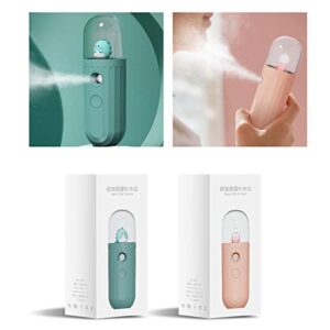 SANGHAI Mist Humidifier QYIYA Cute Cartoon Little Dinosaur Portable Nano Spray Face Mist Humidifier Hand-held Green