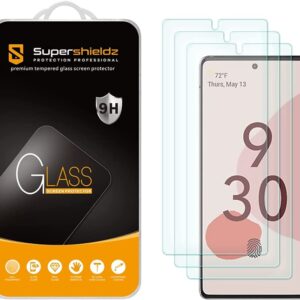 (3 Pack) Supershieldz Designed for Google Pixel 6 Tempered Glass Screen Protector, Anti Scratch, Bubble Free