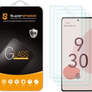 (3 Pack) Supershieldz Designed for Google Pixel 6 Tempered Glass Screen Protector, Anti Scratch, Bubble Free