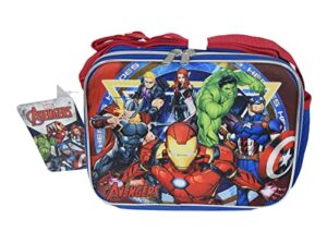 marvel avengers 3d canvas lunch bag