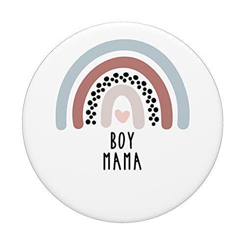 Boho Boho Rainbow Heart Boy Mama Inspirational Quotes PopSockets Swappable PopGrip