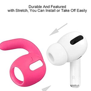 Loirtlluy 4 in 1 Anti-Lost Accessories for Airpods Pro, Airpods Pro Strap Magnetic Cord, Ear Hooks and Covers Compatible with Airpod Pro, Watch Band Holder, Pink