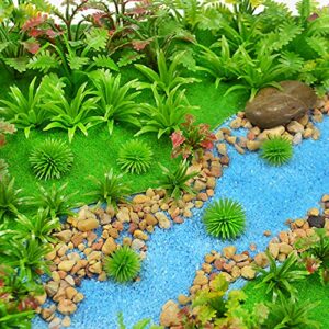 100pcs model trees miniature plants fairy garden trees model scenery artificial wargame trees model railroad scenery diorama supplies scenery landscape