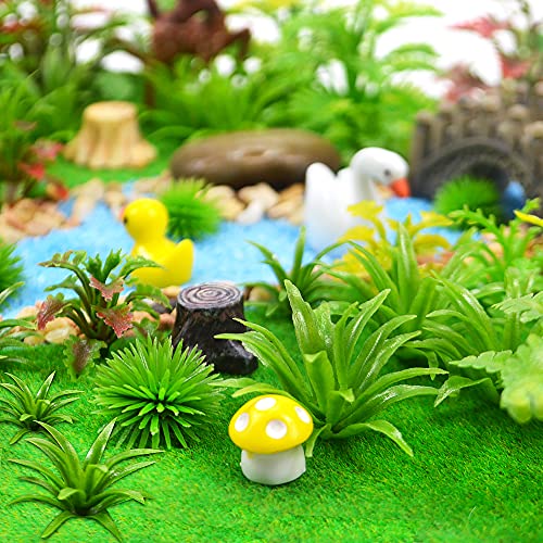 100pcs Model Trees Miniature Plants Fairy Garden Trees Model Scenery Artificial Wargame Trees Model Railroad Scenery Diorama Supplies Scenery Landscape