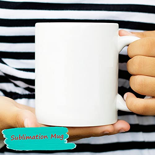 11oz Sublimation Mugs Sublimation Blank Cups Ceramic White Coffee Mugs,Blank Coated Cup, Blank White Mug,Sublimation Blanks Mugs,Milk, Hot Cocoa,Tea, Latte and DIY Yourself , Case of 36pcs