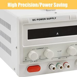 DC Power Supply Variable 0-30V 0-20A, Adjustable Switching Regulated DC Bench Power Supply, High Precision 4-Digit Multiple Protection