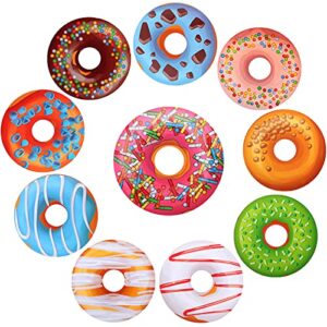 50 pieces donuts cutouts donuts theme party cutouts colorful mid century mod donuts cutouts candy donuts bulletin board cutouts with glue point dots for classroom school bulletin boards decor