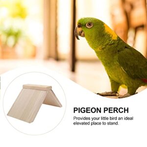 POPETPOP Parrot Toys 2Pcs Dove Rest Stand Bird Perches for Dove Pigeon and Other Birds Plastic Pigeon Perches Roost Bird Dwelling Stand Support Cage Accessories Bird Toys