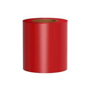 kingston premium ribbon (ink) on 1.00" core for duralabel, labeltac, vnm signmaker, safetypro, viscom and others, red, 2.3" x 984'