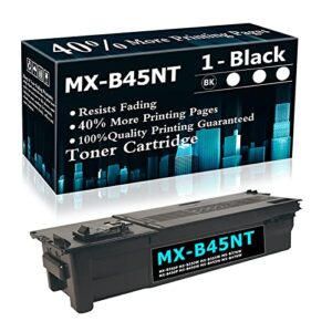 top ink compatible 1pk mx-b45nt toner cartridge replacement for sharp mx-b350p b350w b355w b376w b450p b450w b455w b476w printer ink cartridge (black)