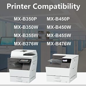 Top Ink Compatible 1PK MX-B45NT Toner Cartridge Replacement for Sharp MX-B350P B350W B355W B376W B450P B450W B455W B476W Printer Ink Cartridge (Black)