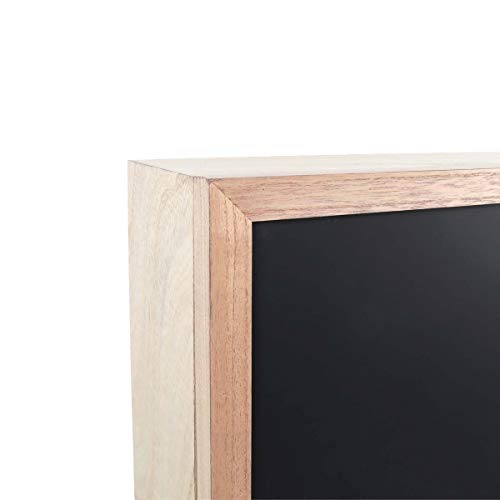 PRINZ Work from Home Wall-Mounted 36' X 24' Folding Murphy Desk with Chalkboard, 36' X 24' X 5', Light Brown