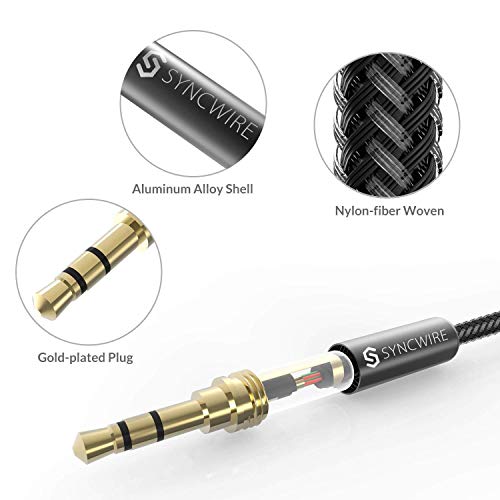Syncwire Aux Cable and Lightning to 3.5mm Female Adapter - HiFi Sound