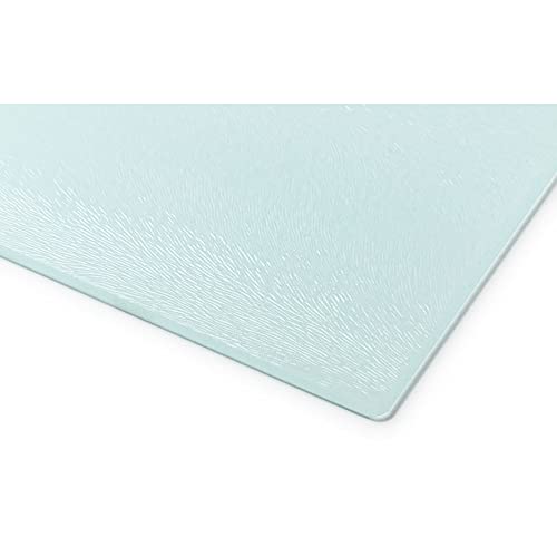 POVOKICI 25pcs 11" x 7.9" Rectangle Sublimation Blank Tempered Glass Cutting Board with White Coating for Heat Press Printing