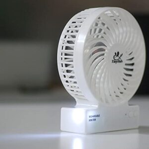 Portable Fan | Mini Fan | USB Rechargeable Desk Light Blast Fan, Tinyfish Decoration Strong Wind Mini Fan