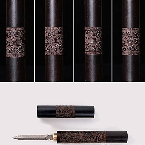 haowei 1Pcs Stainless Steel with Wooden Handle Puer Puerh Tea Knife Needle Professional Ice Pick Tea Cake Pick Tool for Breaking Prying Brick for Kitchen Bars Bartender Picnics Camping