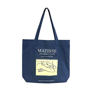 canvas tote bag aesthetic large cute tote bag canvas bags with pockets sturdy book bag spacious