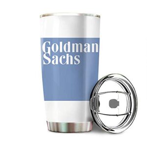 goldman sachs logo stainless steel tumbler 20oz & 30oz travel mug