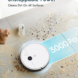 Yeedi vac Robot Vacuum with Advanced Mapping, 3000Pa Powerful Suction,Virtual Boundary, Carpet Boost, App ControlIdeal for Hard Floor, Carpet and Pet Family k650 Upgraded