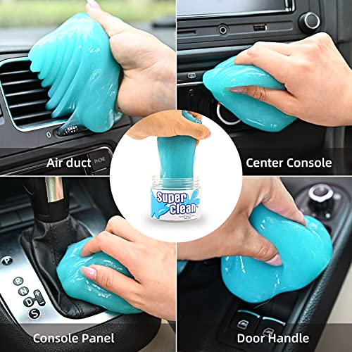 Tocxoe Cleaning Gel 2 Boxed Blue Gel can Remove Dirt from The Keyboard Inside The car and Reuse it