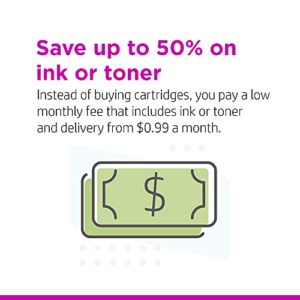 HP Instant Ink $5 Prepaid Card - The Smart Ink and Toner Subscription Service with Big Savings Passed on to You