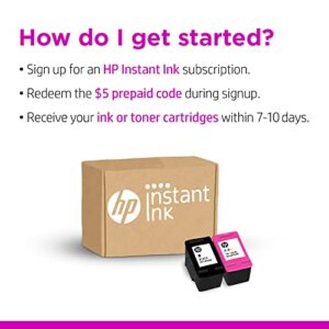 HP Instant Ink $5 Prepaid Card - The Smart Ink and Toner Subscription Service with Big Savings Passed on to You