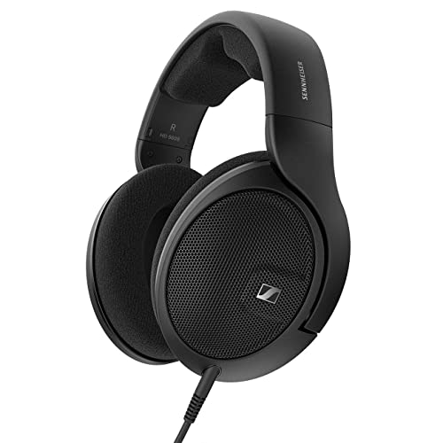 Sennheiser HD 560 S Over-The-Ear Audiophile Headphones - Neutral Frequency Response, E.A.R. Technology for Wide Sound Field, Open-Back Earcups, Detachable Cable, (Black) (HD 560S) (Renewed) HD 560S