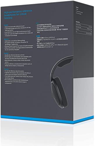 Sennheiser HD 560 S Over-The-Ear Audiophile Headphones - Neutral Frequency Response, E.A.R. Technology for Wide Sound Field, Open-Back Earcups, Detachable Cable, (Black) (HD 560S) (Renewed) HD 560S