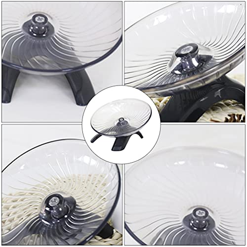 Balacoo Hamster Exercise Saucer Silent Running Wheel Spinner Toy Roller Round Silent Cage Gerbil Wheel Toy for Hamsters Hedgehogs Small Pets Exercise