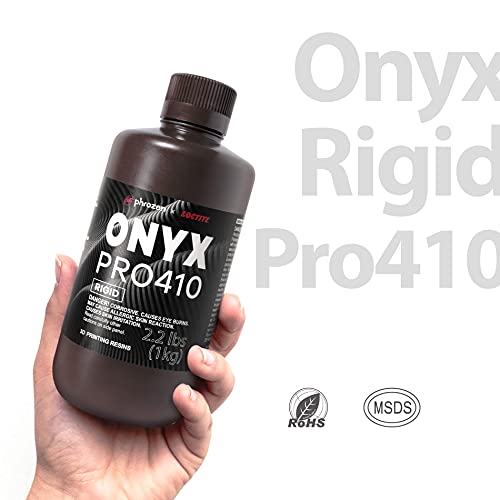 Phrozen Onyx 3D Printing Resins, Strong & Tough, Ideal for Tabletop Gaming and Prosumer DIY Makers, Made in USA (Phrozen Onyx Rigid Pro410 3D Printing Resin)