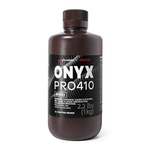 Phrozen Onyx 3D Printing Resins, Strong & Tough, Ideal for Tabletop Gaming and Prosumer DIY Makers, Made in USA (Phrozen Onyx Rigid Pro410 3D Printing Resin)