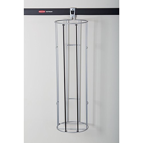 Rubbermaid Fasttrack Garage Storage Vertical Ball Rack & Fasttrack Garage Storage System Upright Rail, 25" (1784365)