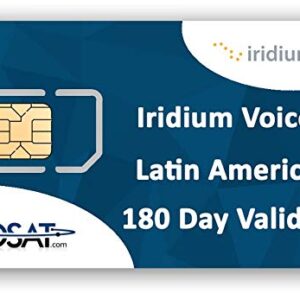 OSAT Iridium 9555 Satellite Phone & SIM Card with Latin America 500 Minutes / 365 Day Validity
