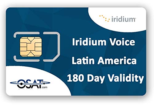 OSAT Iridium 9555 Satellite Phone & SIM Card with Latin America 500 Minutes / 365 Day Validity