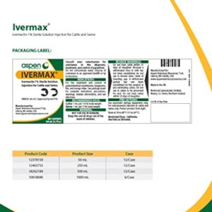 Aspen Ivermax 1% Sterile Solution 250mL