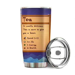 stardew valley tea stainless steel tumbler 20oz & 30oz travel mug