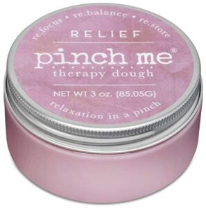 pinch me therapy dough - holistic aromatherapy stress relieving putty - 3 ounce relief scent
