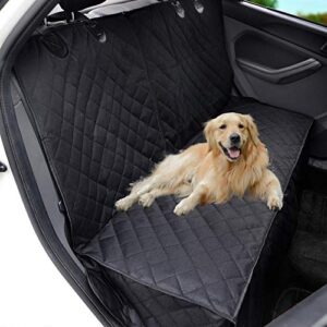 Ataqus Dog Car Seat Covers，100% Waterproof Pet Seat Cover，Scratch Proof, Heavy Duty and Nonslip Pet Bench Seat Cover,Capable for Cars, Trucks & SUVs