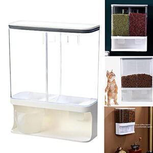 rice dispenser,cereal dispenser,dry food dispenser, rice storage container,laundry room storage,capacity of 0.79 gal, suitable for rice, red rice, black rice, beans, washing powder and dog and cat food