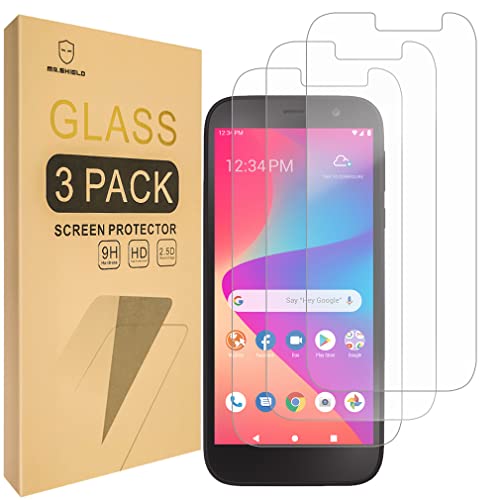 Mr.Shield [3-Pack] Designed For Tracfone BLU View 2 [Tempered Glass] [Japan Glass with 9H Hardness] Screen Protector with Lifetime Replacement