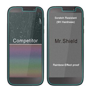 Mr.Shield [3-Pack] Designed For Tracfone BLU View 2 [Tempered Glass] [Japan Glass with 9H Hardness] Screen Protector with Lifetime Replacement